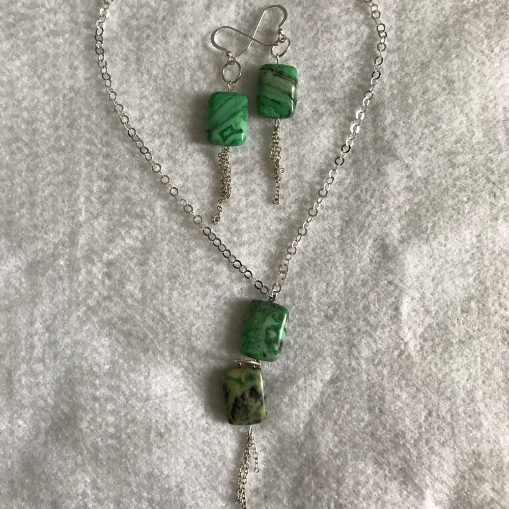 SET!! Crazy lace agate